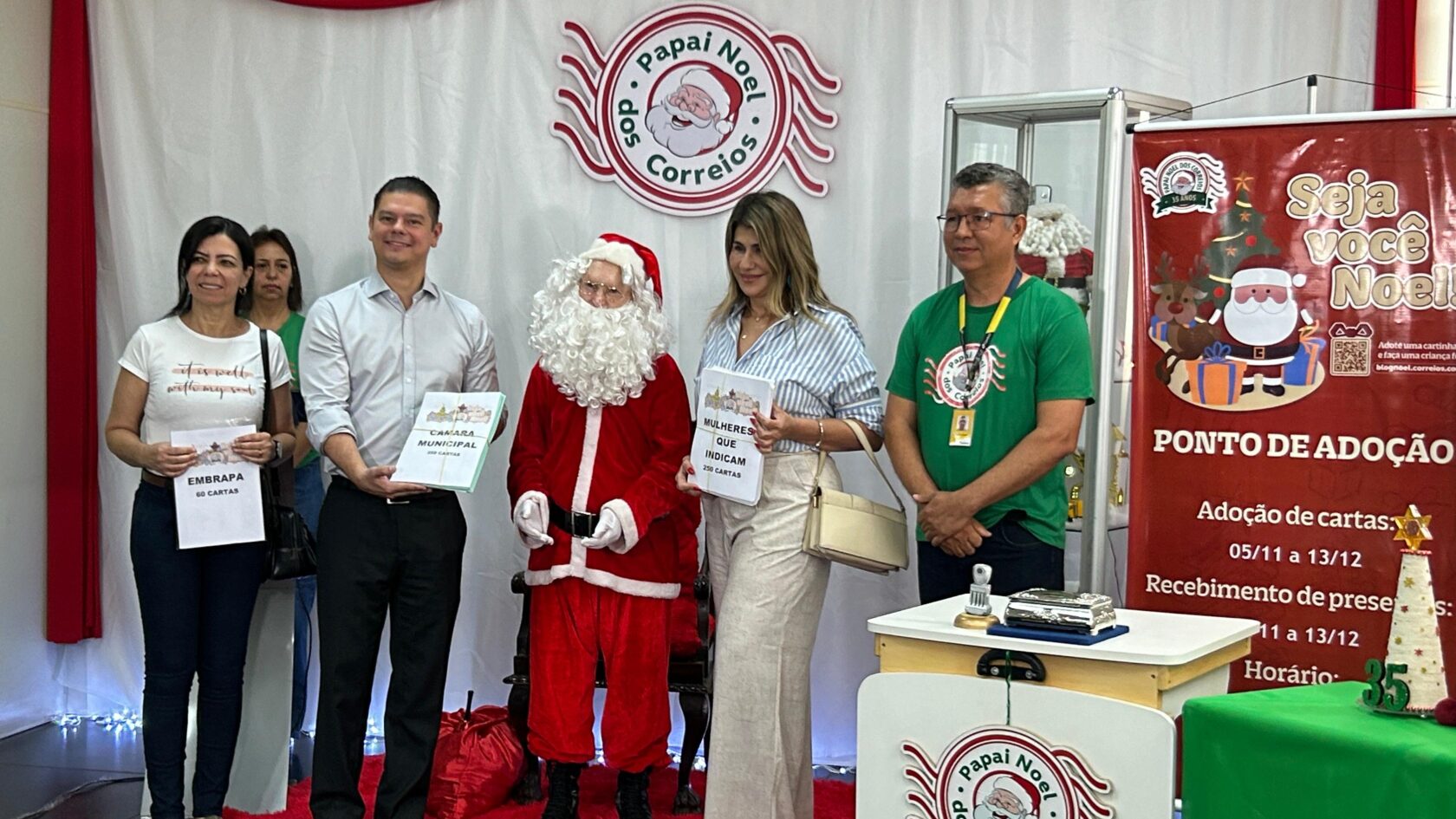 Representando a Câmara, vereador Otávio Trad participa da abertura da campanha “Papai Noel dos Correios”