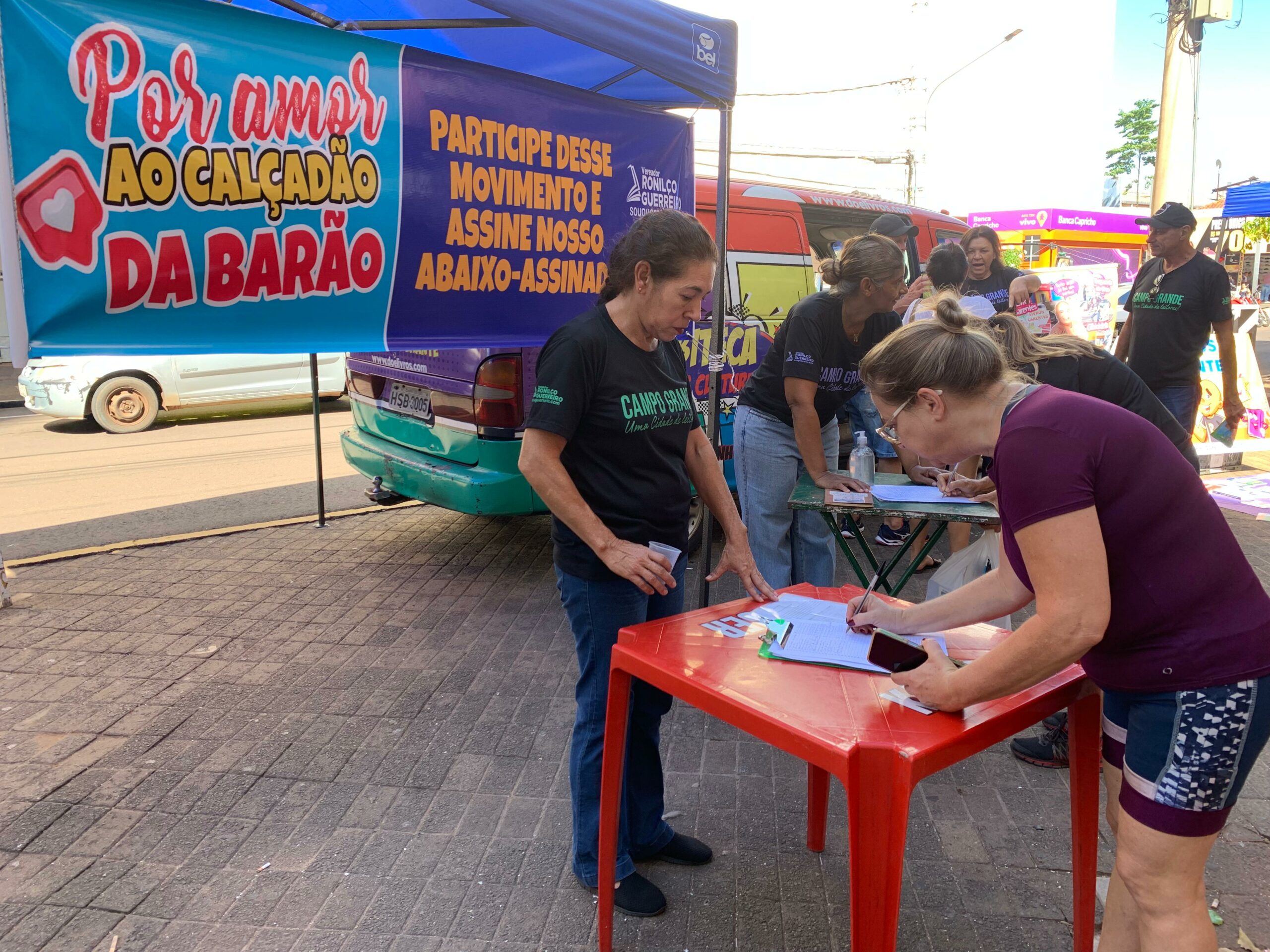 Realizado por Ronilço Guerreiro, movimento “Por amor ao Calçadão da Barão” é sucesso no centro da Capital