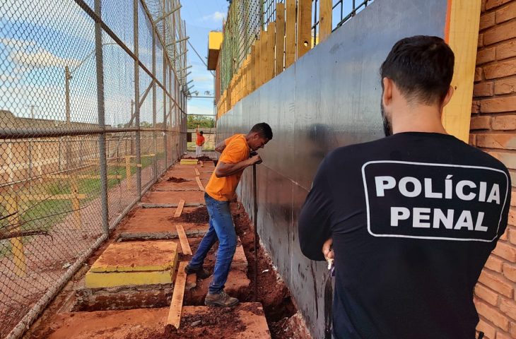 Com obras na Máxima, Agepen reforça controle de segurança e combate a lançamentos de ilícitos