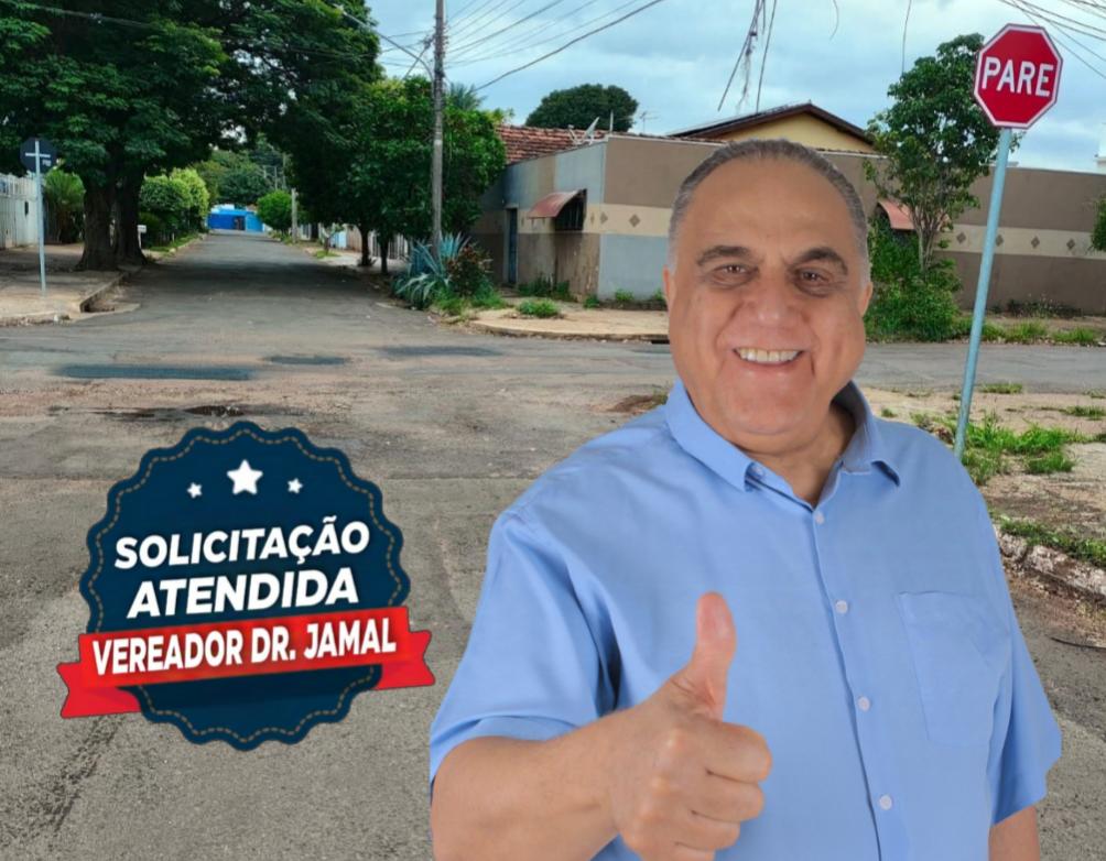 Vereador Dr. Jamal: Operação Tapa-Buraco Realizada no Jardim América