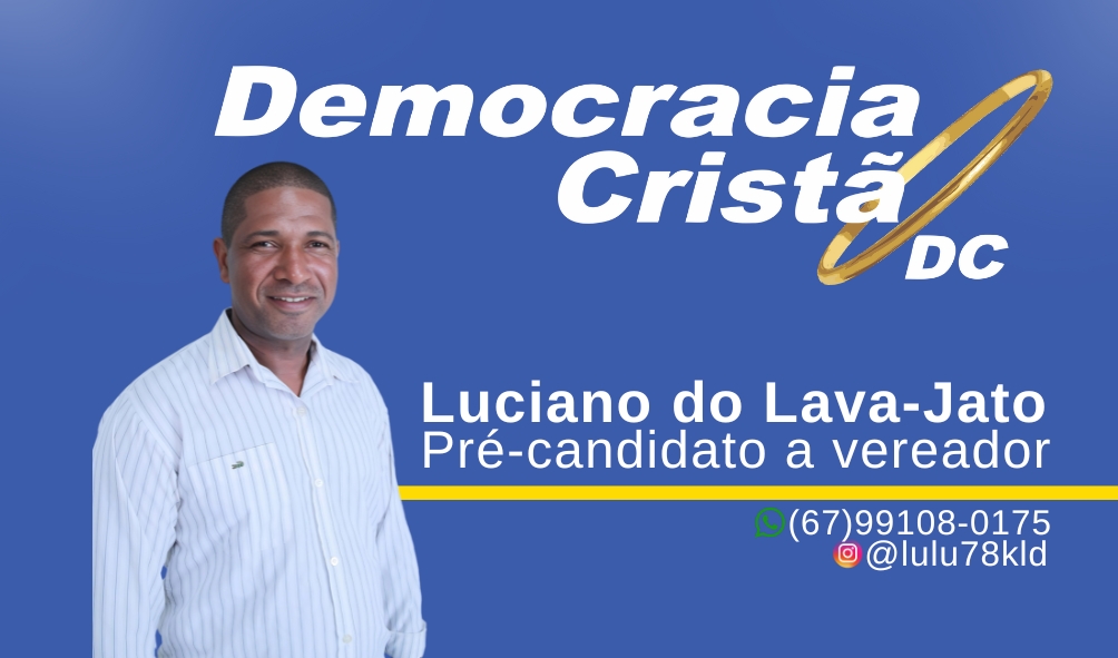 CONHEÇA O PRÉ CANDIDATO A VEREADOR LUCIANO DO LAVA-JATO