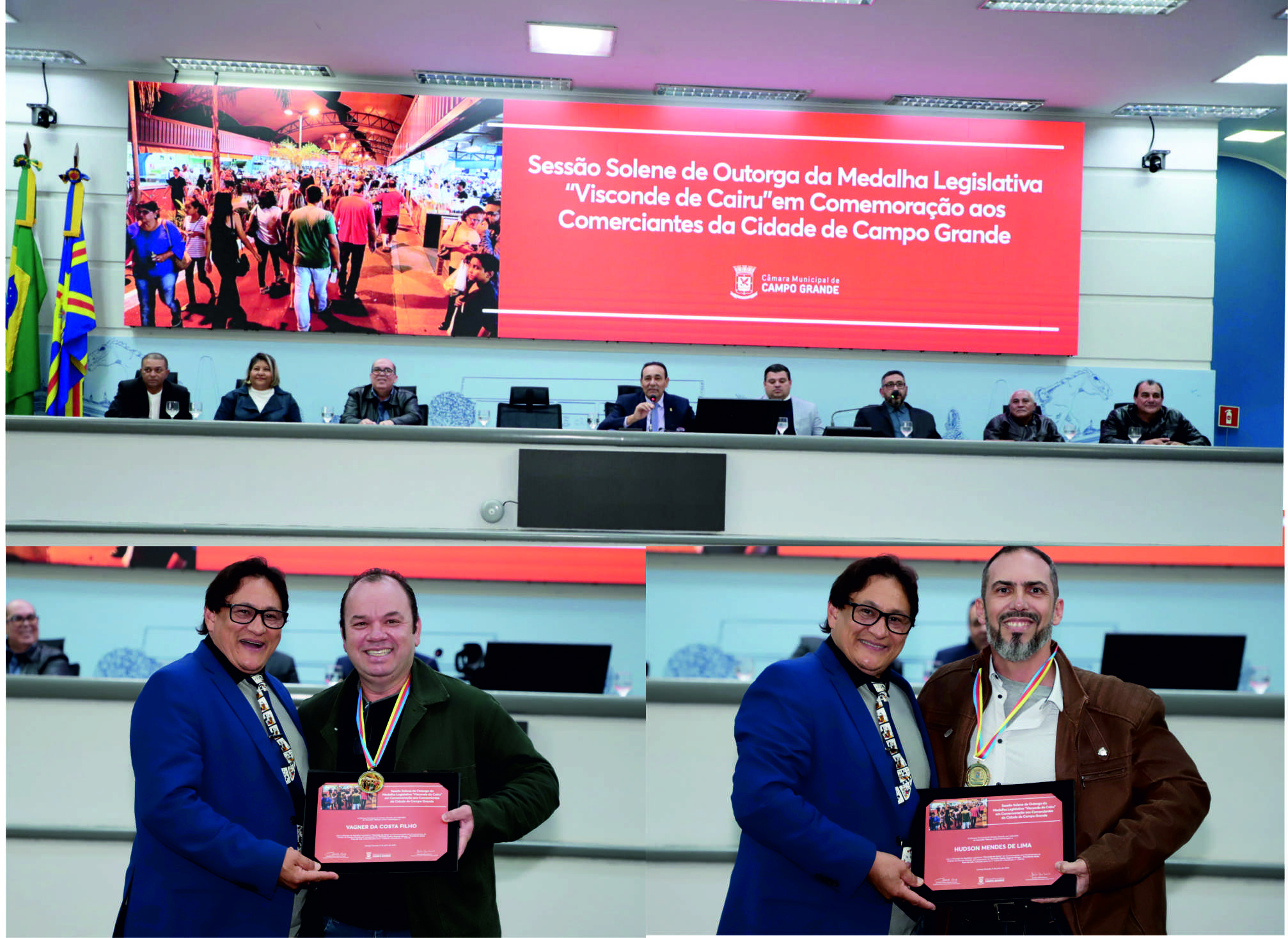 Vereador Tabosa homenageia comerciantes da Capital em sessão solene na Câmara Municipal