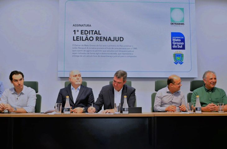 Primeiro Leilão Renajud supera expectativas e consagra parceria institucional do Governo MS/Detran e TJMS