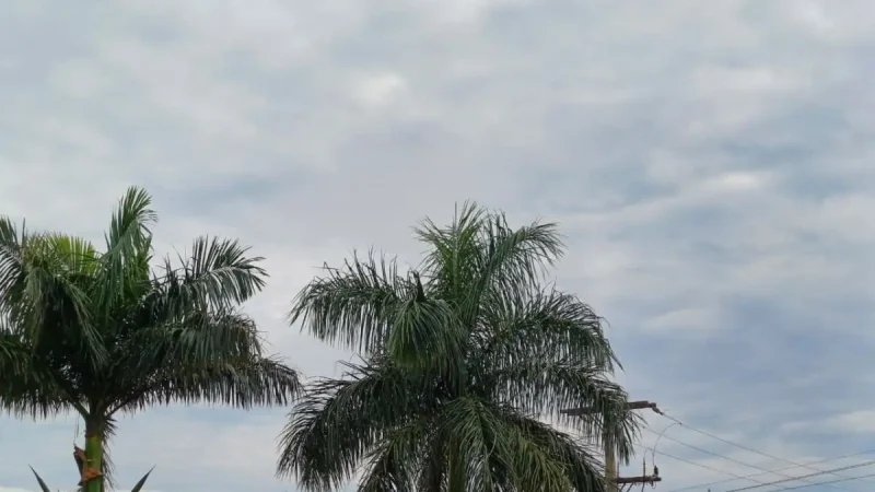 Domingo de calor intenso e risco de temporais com granizo em MS