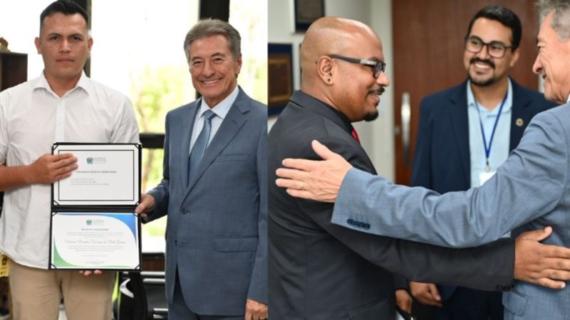 Roberto Hashioka homenageia profissionais por contribuição à segurança e à juventude