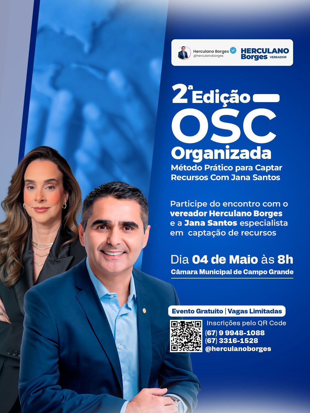 2ª edição do curso de captação de recursos fortalece terceiro setor e amplia impacto social em Campo Grande