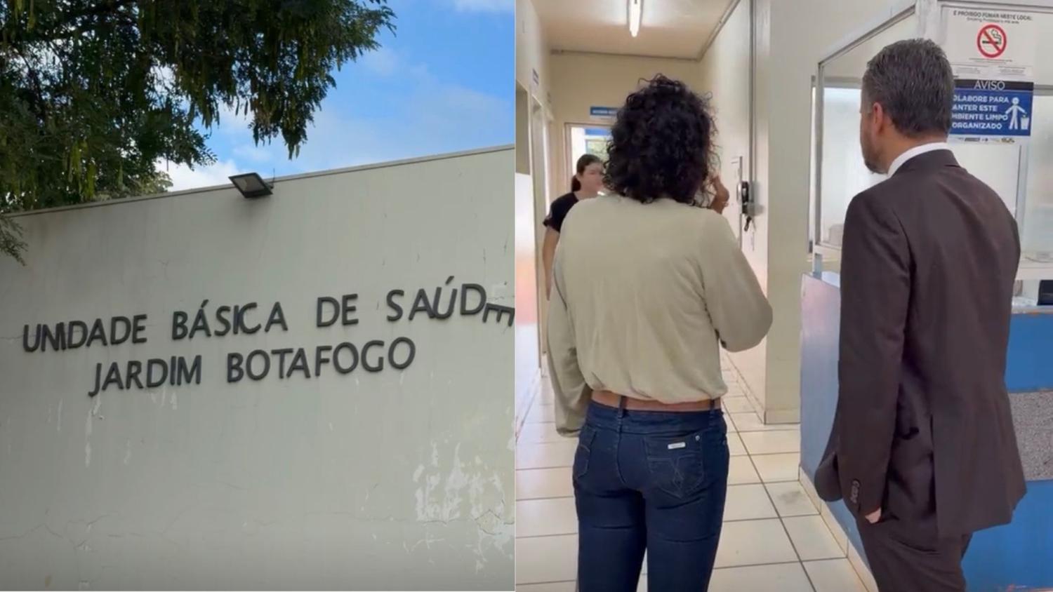 Vereador Leinha visita unidade de saúde do Jardim Botafogo após pedidos da população