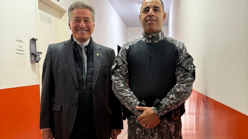 Hashioka visita curso de formação de vigilantes e reforça apoio à segurança privada em Mato Grosso do Sul