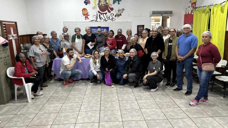 Por intermédio do gabinete itinerante do vereador Maicon Nogueira, curso de panificação reúne mais de 40 alunos no Nova Lima