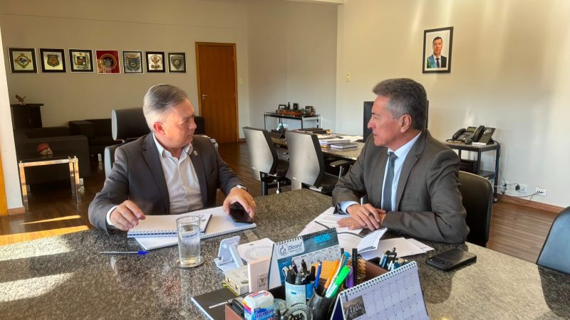 Em agenda na Sejusp, Hashioka discute melhorias e investimentos na segurança pública