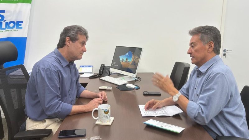 Agenda de Hashioka com secretário fortalece diálogo por mais investimentos na saúde