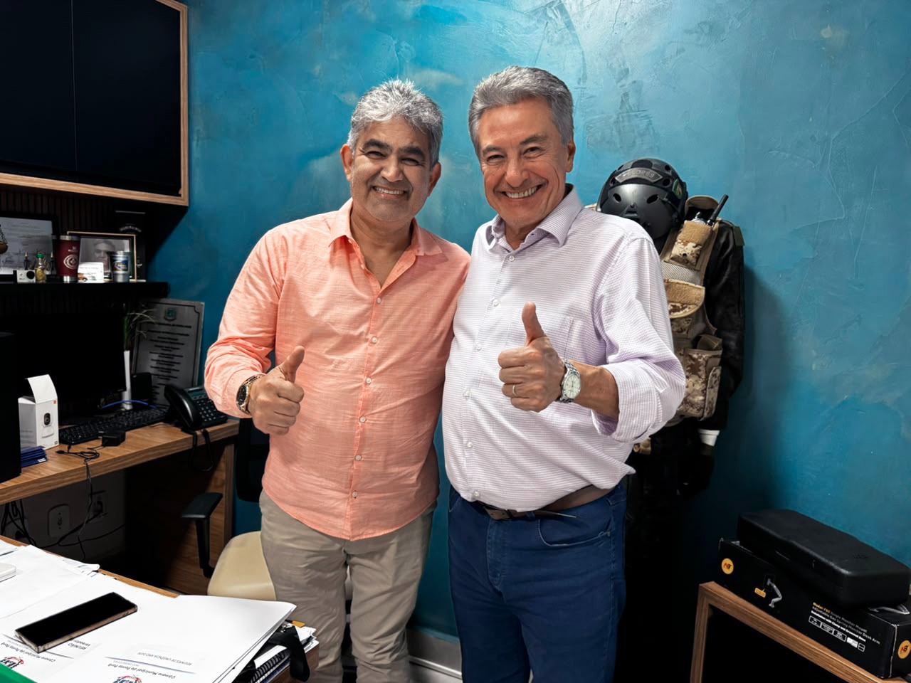 Em Ponta Porã, Hashioka reforça parceria com lideranças e compromisso com o desenvolvimento do município