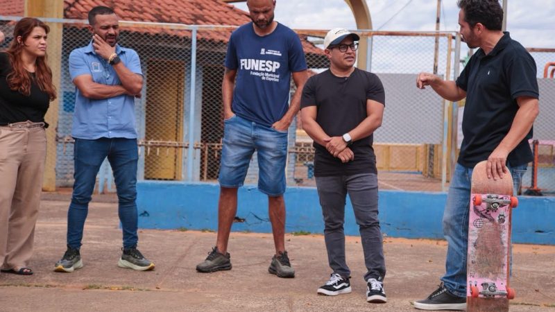 Papy trabalha para melhorar pistas de skate com participação ativa de esportistas da Capital
