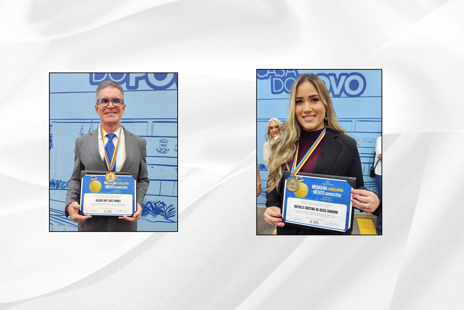 Vereador Clodoilson Pires homenageia advogados com a Medalha Legislativa do Mérito Advocatício Doutor Nelson Trad