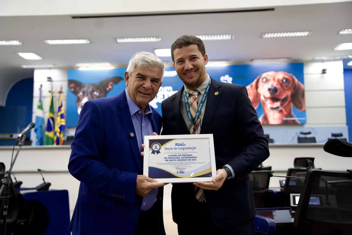 Vereador Veterinário Francisco participa do III Fórum sobre Leishmaniose Visceral Canina em Campo Grande