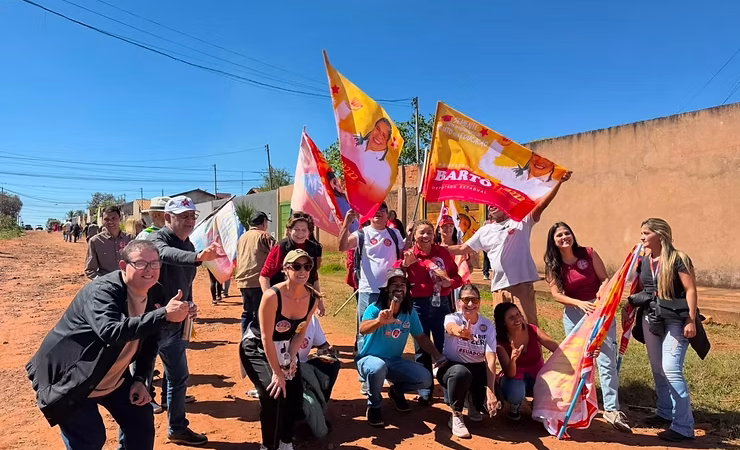 Em ritmo de campanha, senadora Soraya participa de caminhada no Jardim Noroeste, em Campo Grande