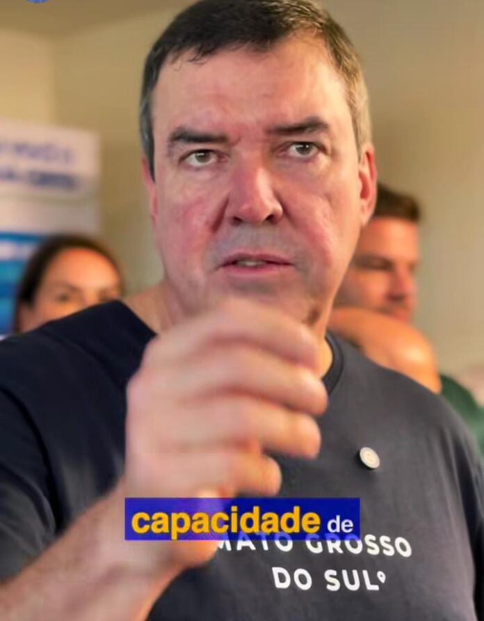 Convenção oficializa Riedel à reeleição, que promete mais investimentos para gerar emprego e acabar com a pobreza de MS