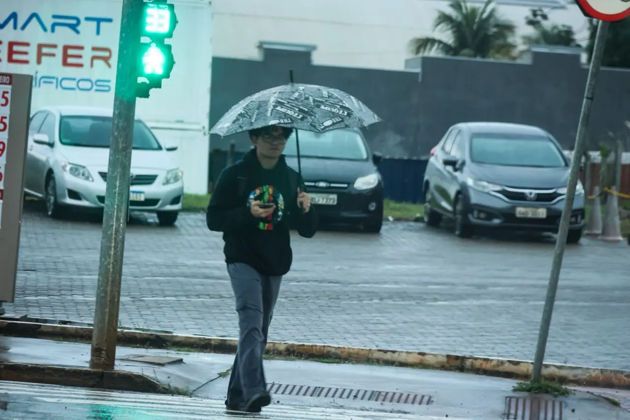 Campo Grande registra 27,2 mm de chuva em 48 horas antes do retorno do calor