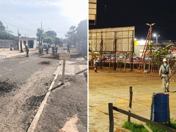 Em agosto, Papy leva tapa-buraco e manutenção de iluminação a bairros da Capital