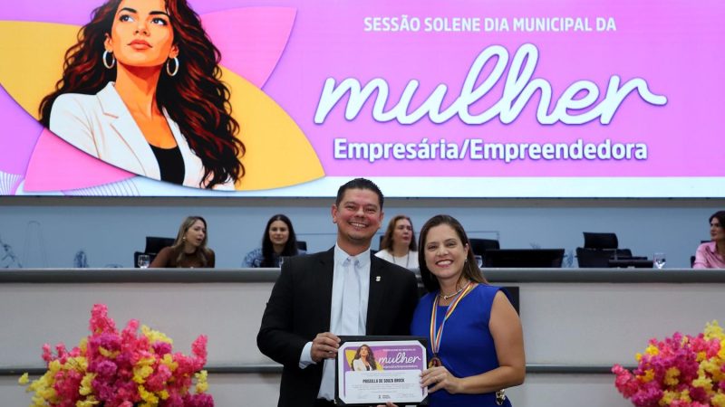 Otávio Trad homenageia empresárias de Campo Grande em sessão solene pelo Dia Municipal da Mulher Empreendedora