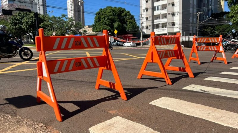 Três pontos terão interdições temporárias neste sábado