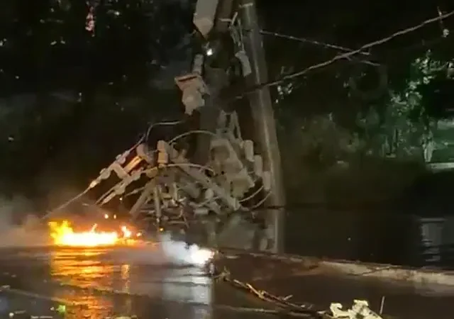 Após tempestade, Energisa inicia reparos e alerta sobre fios energizados