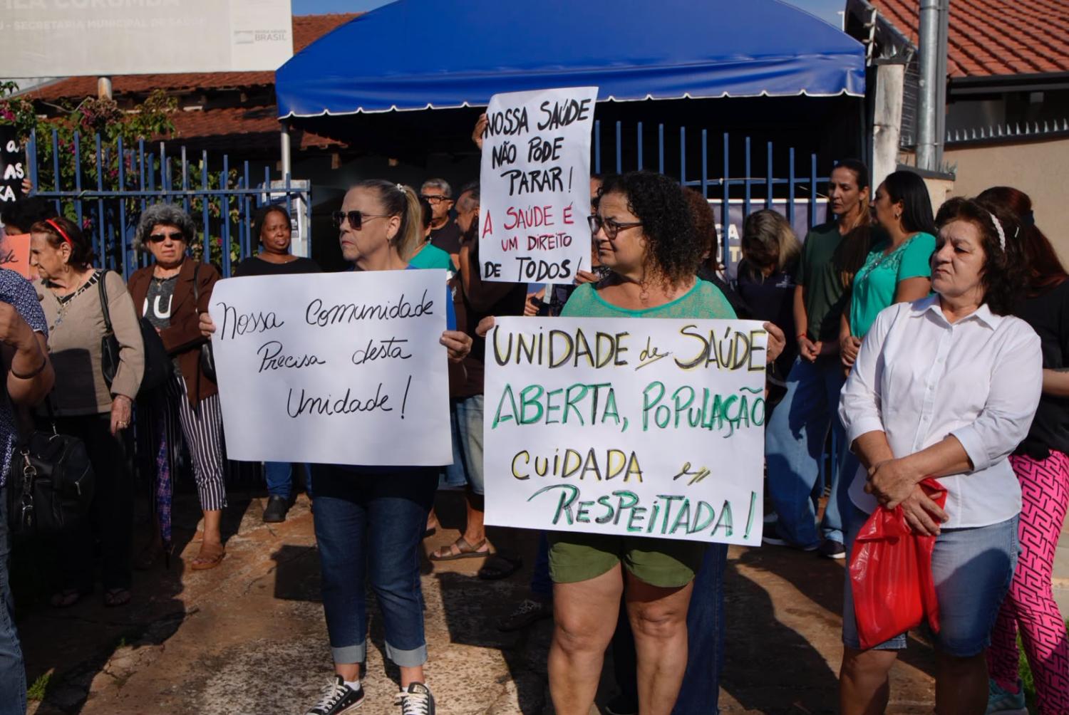 Landmark se junta à população e cobra resposta contra fechamento da USF Vila Corumbá