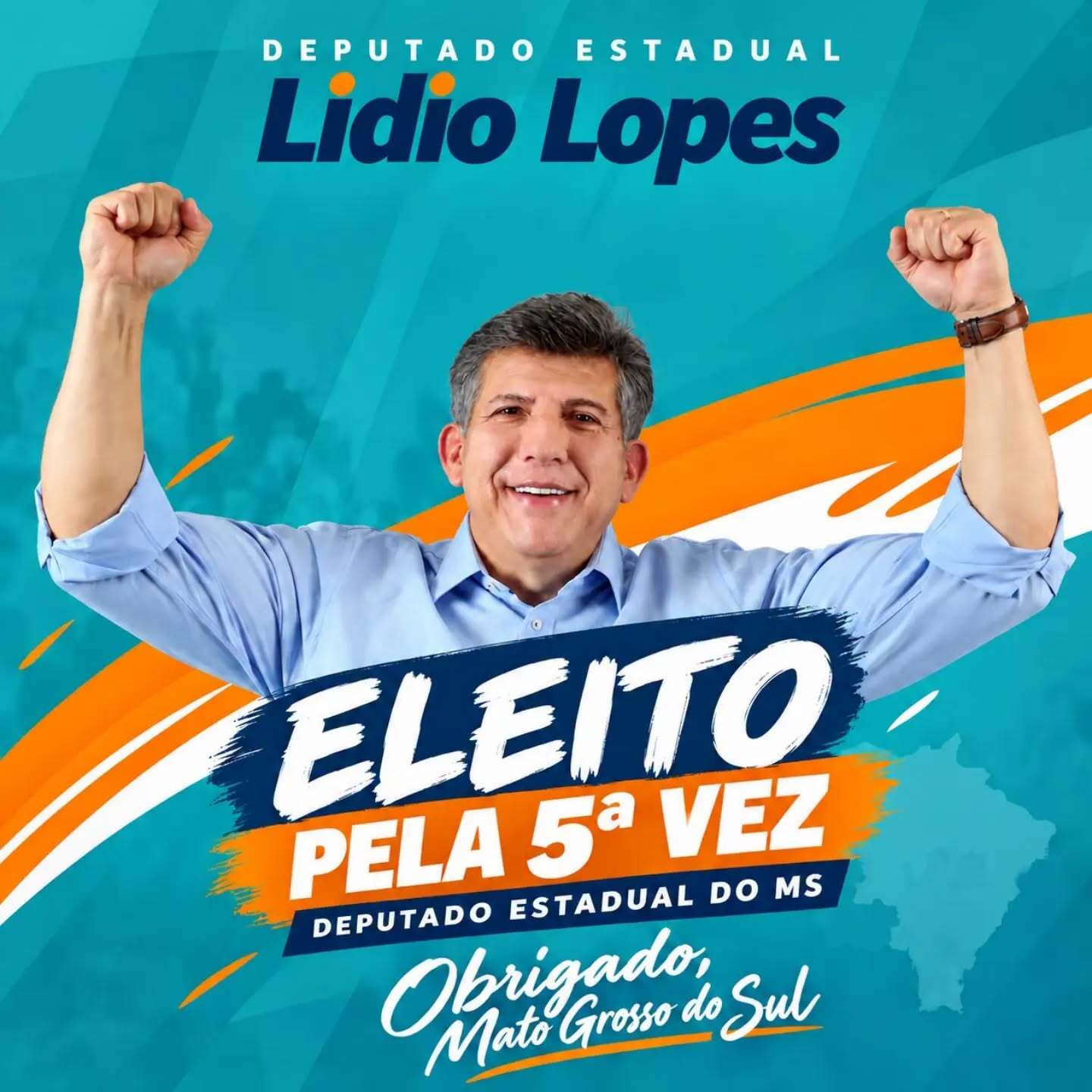 Lídio Lopes Reafirma Compromisso ao Celebrar Reeleição para Deputado Estadual