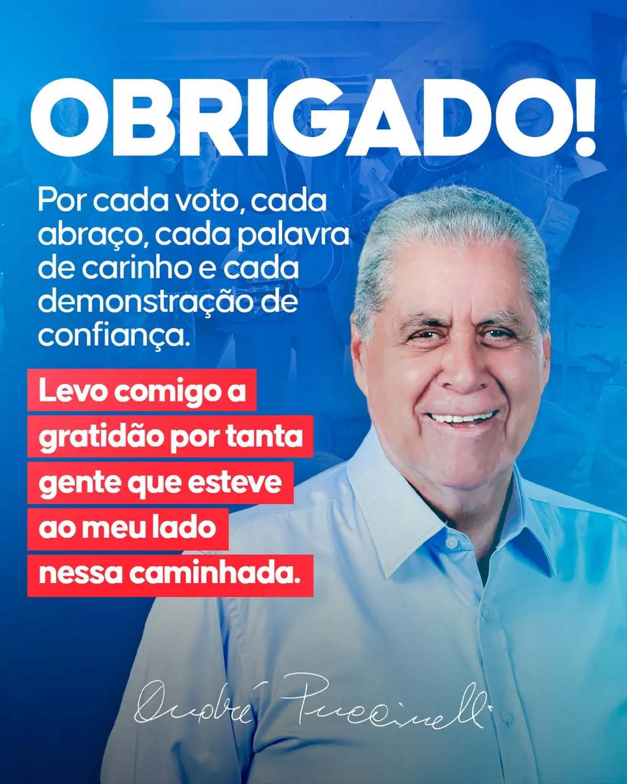 André Puccinelli Agradece os Mais de 40 Mil Votos e Celebra Eleição para a Assembleia Legislativa de Mato Grosso do Sul