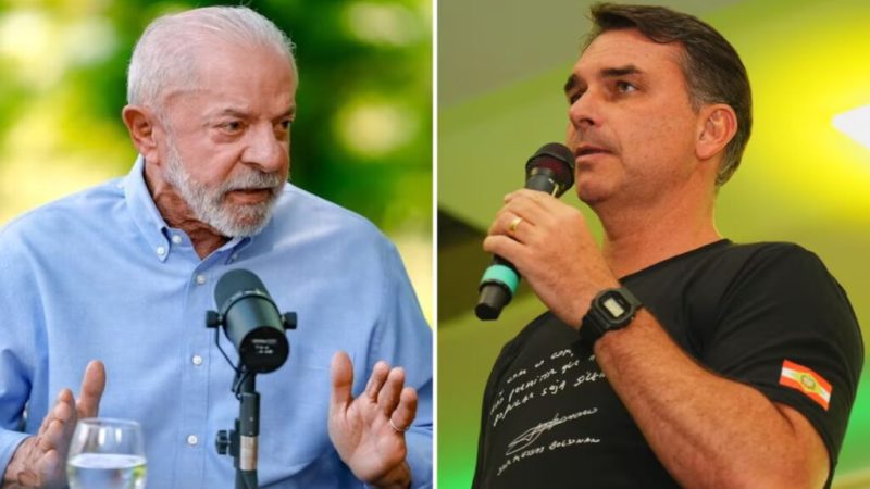 Flávio Bolsonaro tem 52% dos votos válidos contra 48% de Lula, aponta BTG Nexus